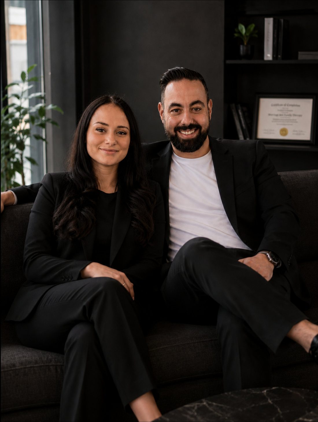 Toby and Sussan Zappia, couples therapists at Renewed Life on St Kilda Road, Melbourne